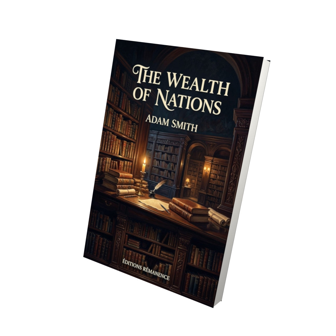Livre The Wealth of Nations – Adam Smith - Vue 3D - Editions Remanence