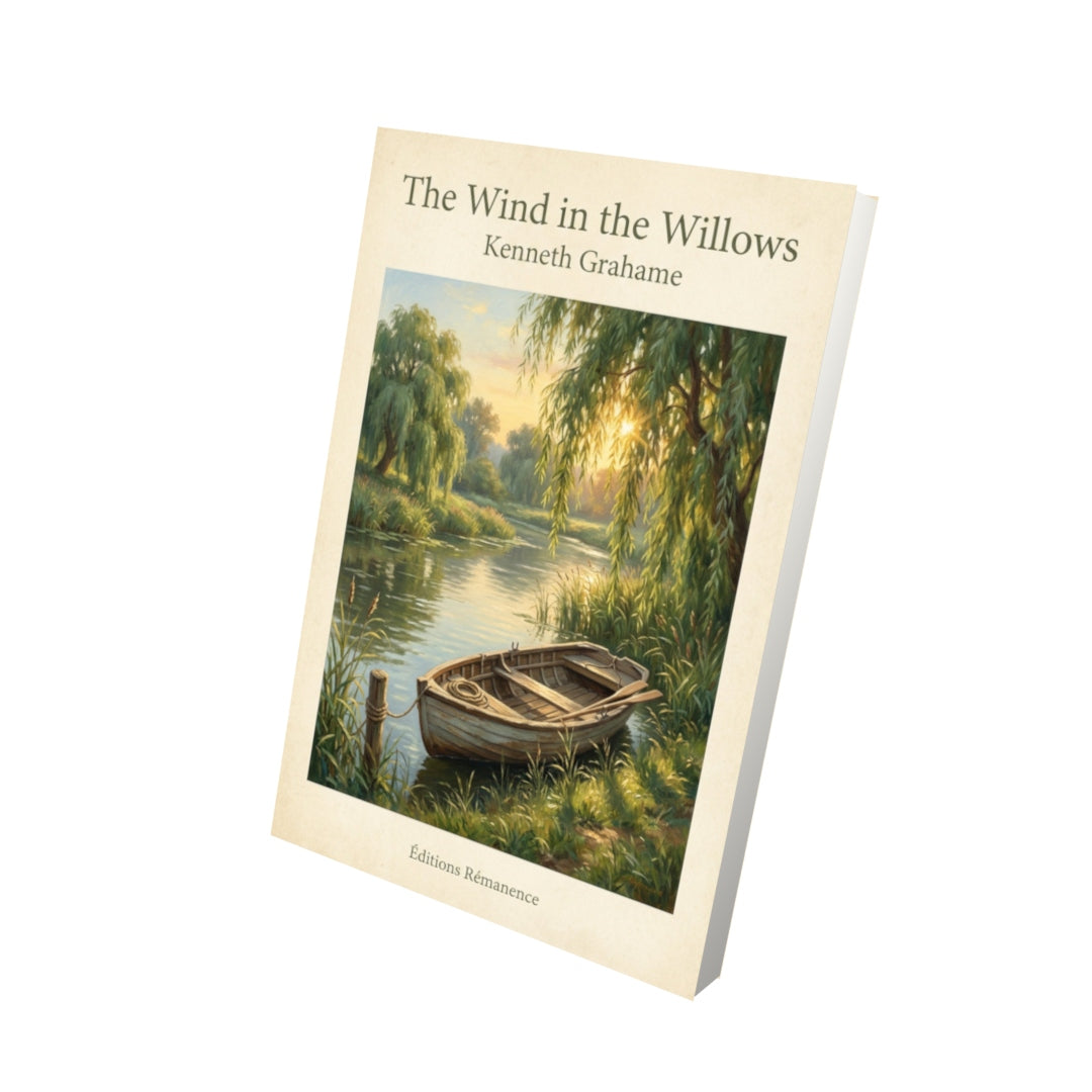 Livre The Wind in the Willows – Kenneth Grahame - Vue 3D - Editions Remanence