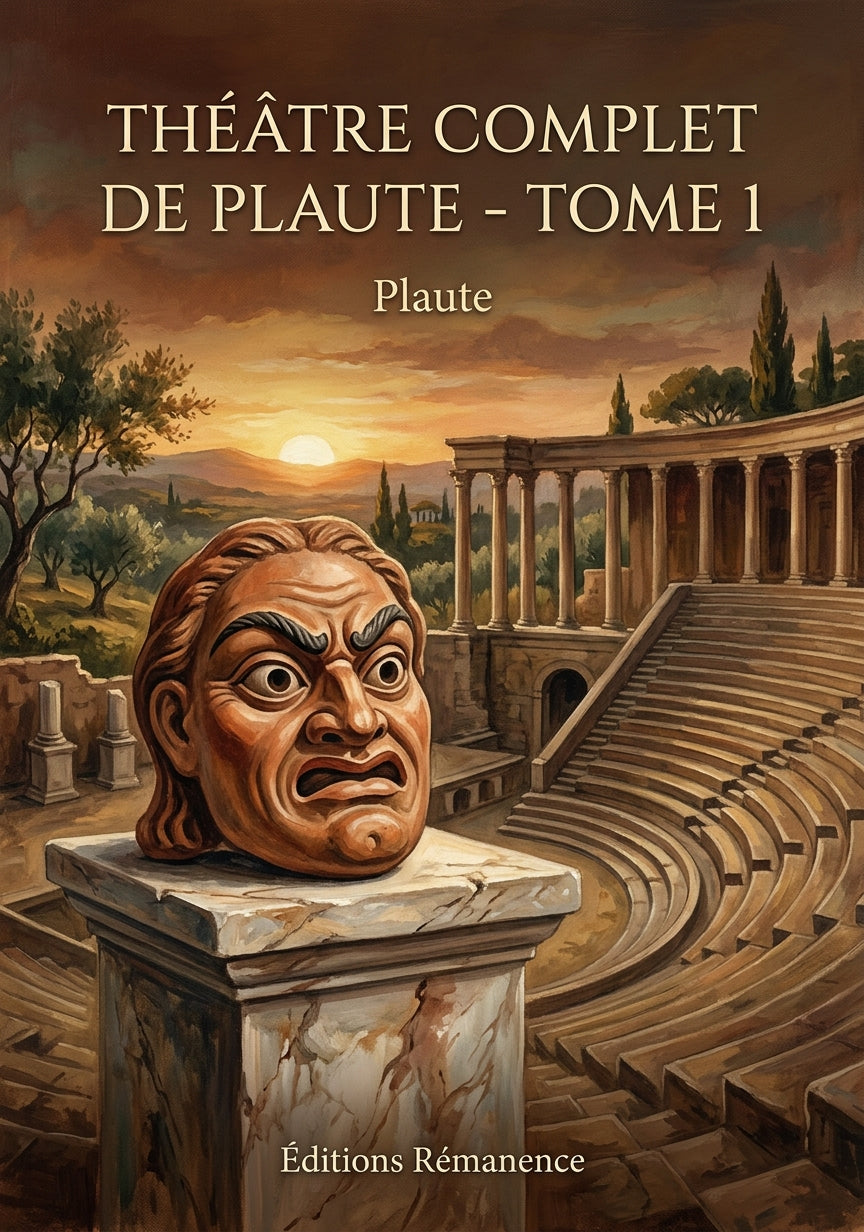 Livre Théâtre complet de Plaute - Tome 1 par Plaute - Couverture - Editions Remanence