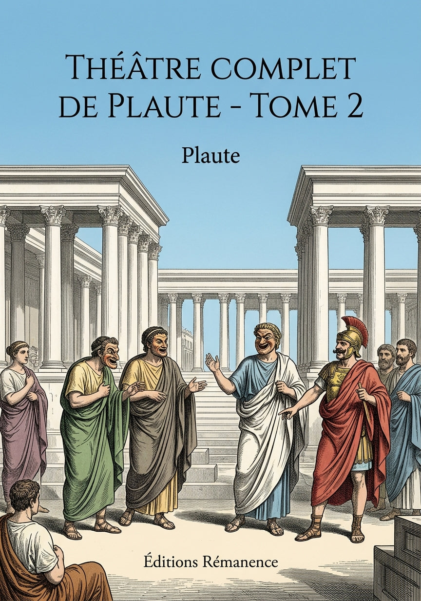 Livre Théâtre complet de Plaute - Tome 2 par Plaute - Couverture - Editions Remanence