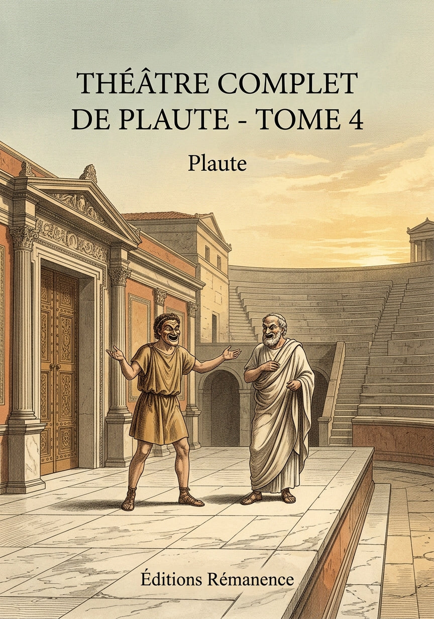 Livre Théâtre complet de Plaute - Tome 4 par Plaute - Couverture - Editions Remanence