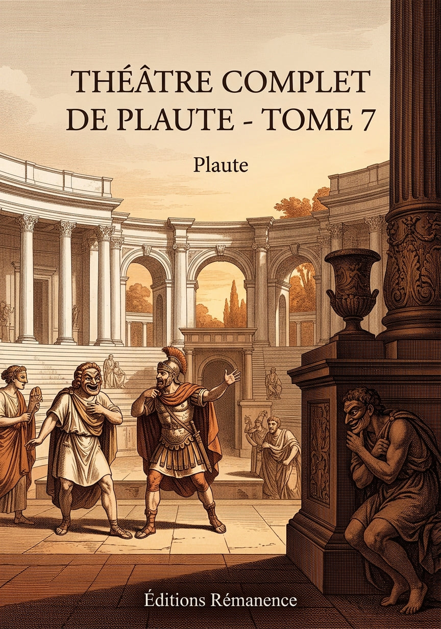 Livre Théâtre complet de Plaute - Tome 7 par Plaute - Couverture - Editions Remanence