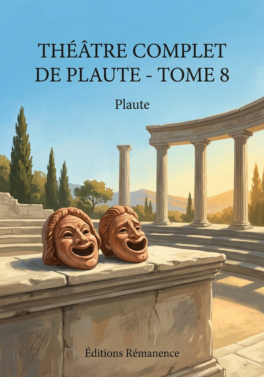 Livre Théâtre complet de Plaute - Tome 8 par Plaute - Couverture - Editions Remanence