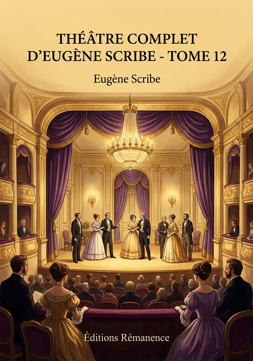 Livre Théâtre complet d’Eugène Scribe - Tome 12 par Eugène Scribe - Couverture - Editions Remanence