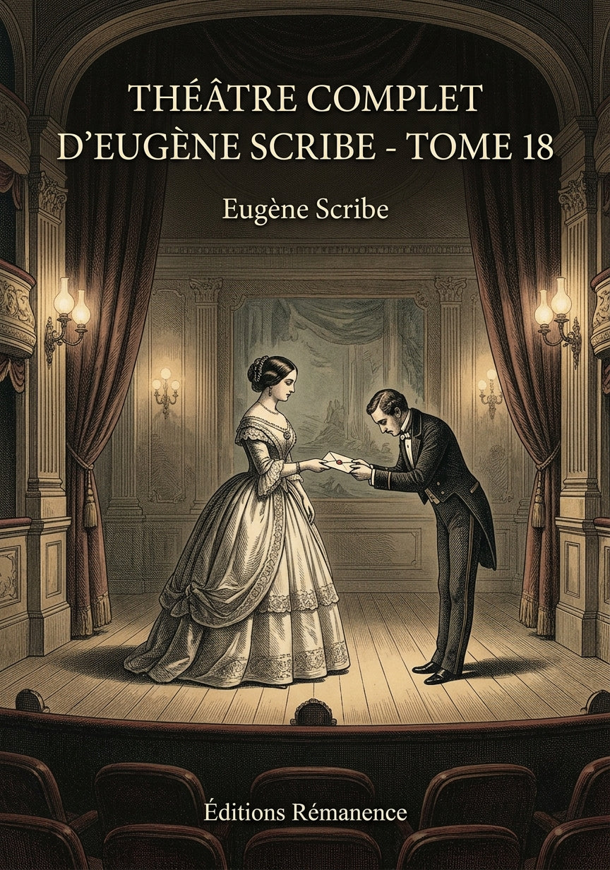 Livre Théâtre complet d’Eugène Scribe - Tome 18 par Eugène Scribe - Couverture - Editions Remanence