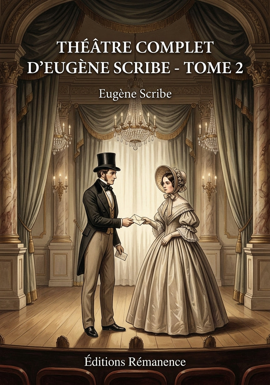 Livre Théâtre complet d’Eugène Scribe - Tome 2 par Eugène Scribe - Couverture - Editions Remanence
