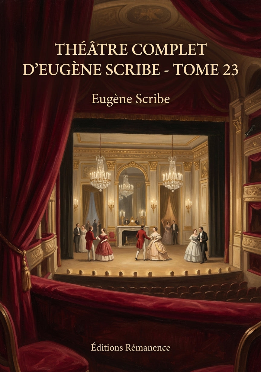 Livre Théâtre complet d’Eugène Scribe - Tome 23 par Eugène Scribe - Couverture - Editions Remanence