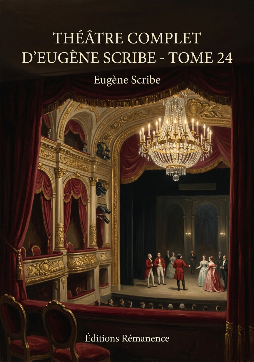 Livre Théâtre complet d’Eugène Scribe - Tome 24 par Eugène Scribe - Couverture - Editions Remanence