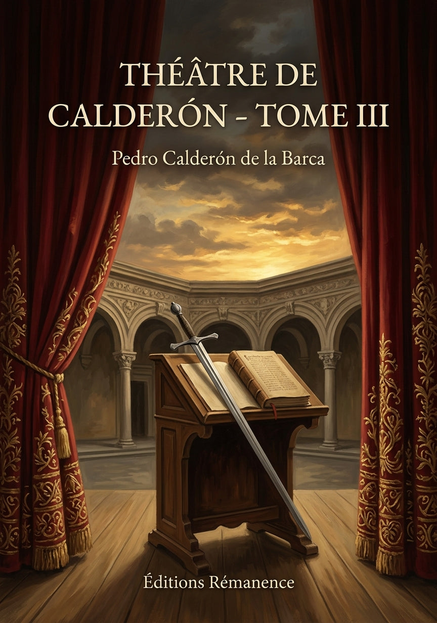 Livre Théâtre de Calderón - Tome III par Pedro Calderón de la Barca - Couverture - Editions Remanence