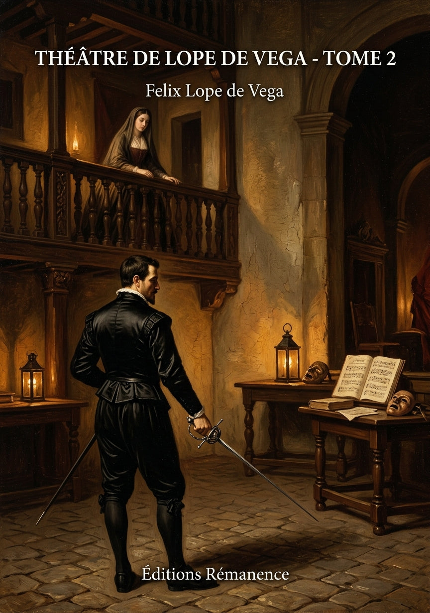 Livre Théâtre de Lope de Vega - Tome 2 par Felix Lope de Vega - Couverture - Editions Remanence
