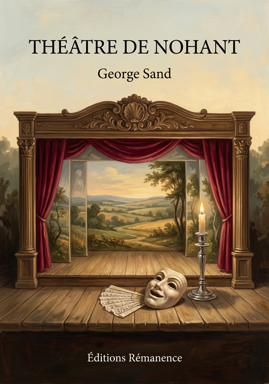 Livre Théâtre de Nohant par George Sand - Couverture - Editions Remanence