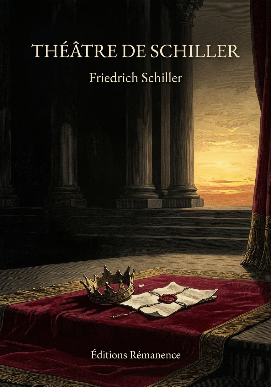 Livre Théâtre de Schiller par Friedrich Schiller - Couverture - Editions Remanence