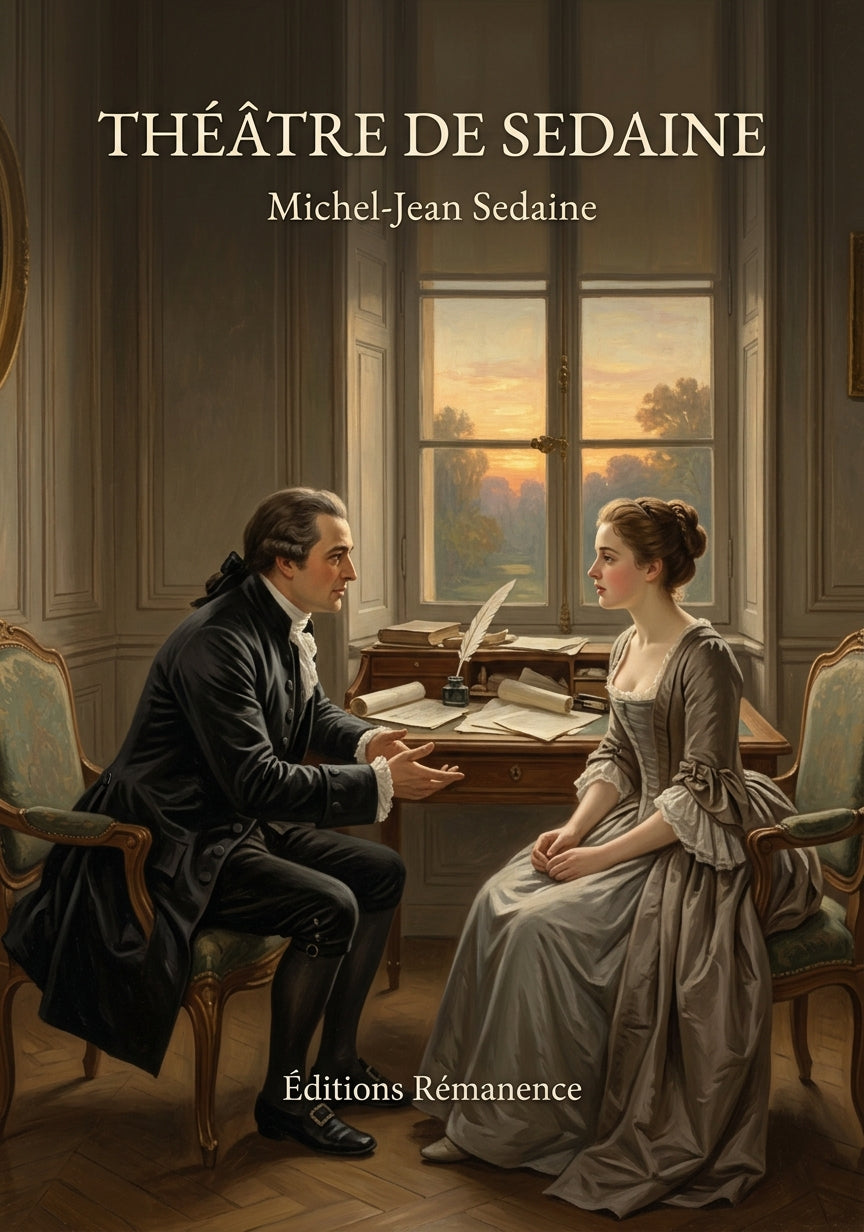 Livre Théâtre de Sedaine par Michel-Jean Sedaine - Couverture - Editions Remanence