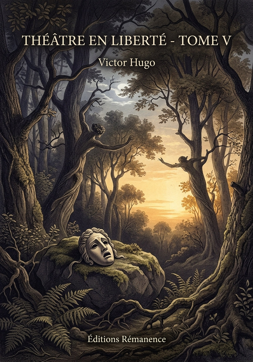 Livre Théâtre en liberté - Tome V par Victor Hugo - Couverture - Editions Remanence