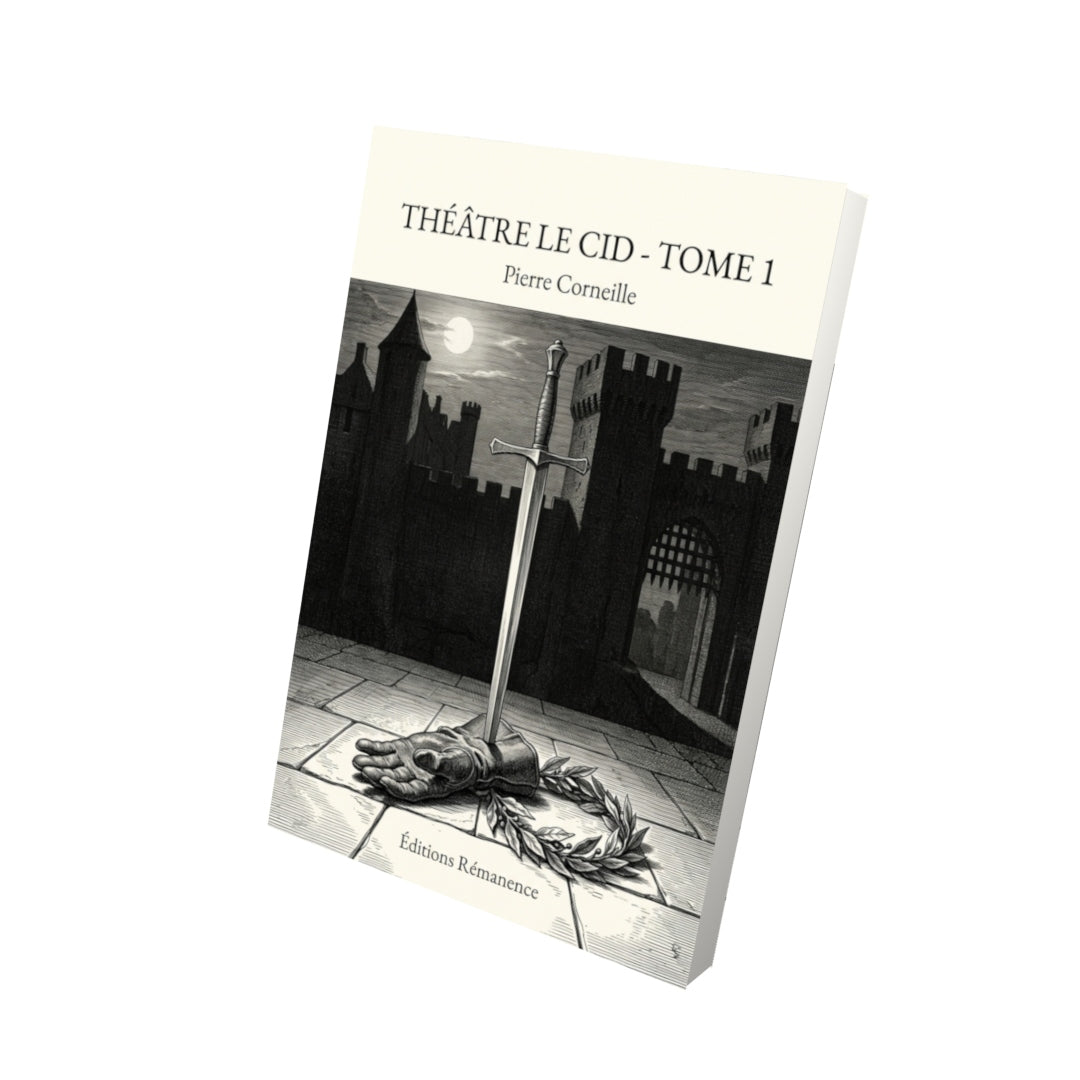 Livre Théâtre Le Cid - Tome 1 par Pierre Corneille - Vue 3D - Editions Remanence