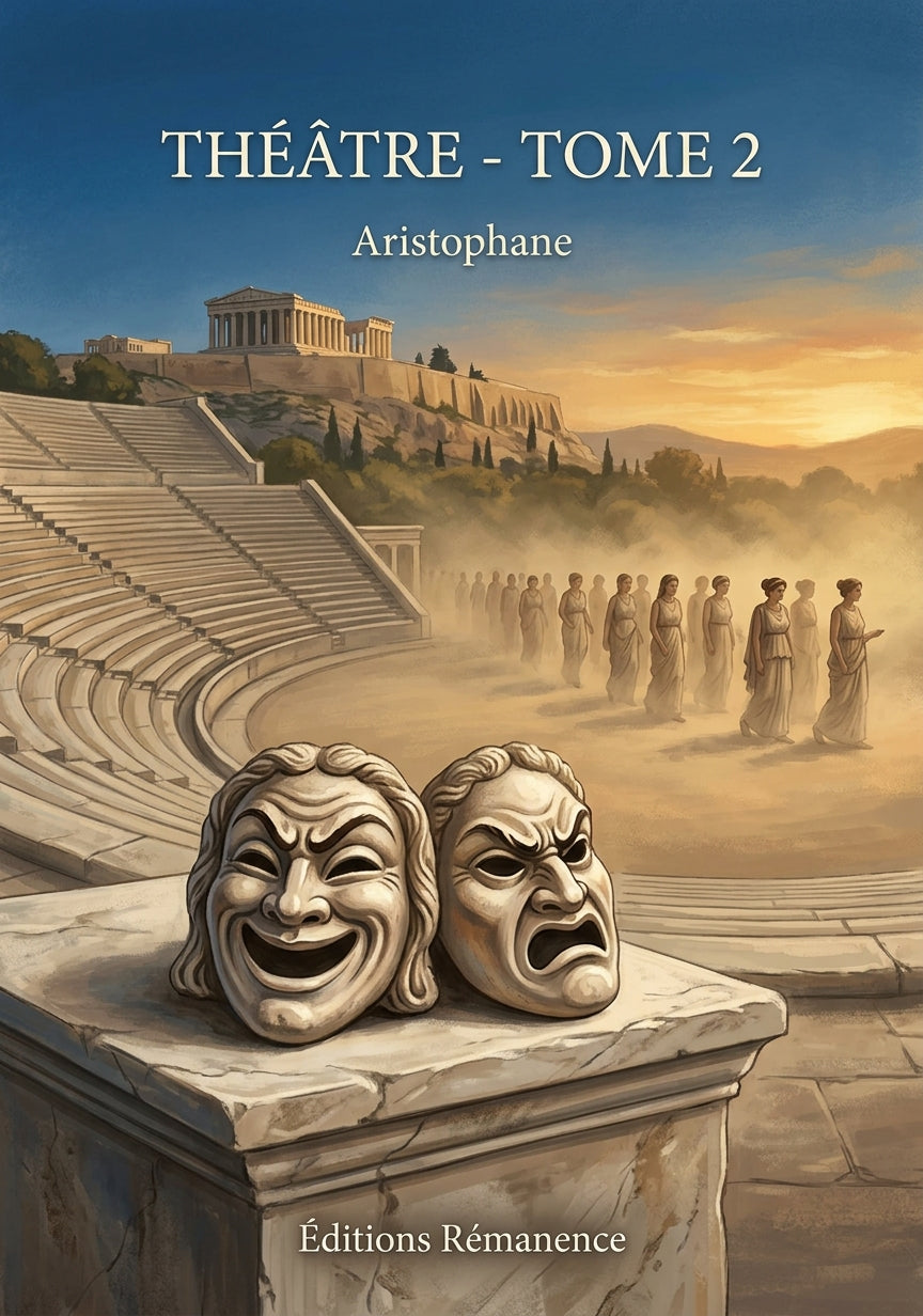 Livre Théâtre - Tome 2 par Aristophane - Couverture - Editions Remanence