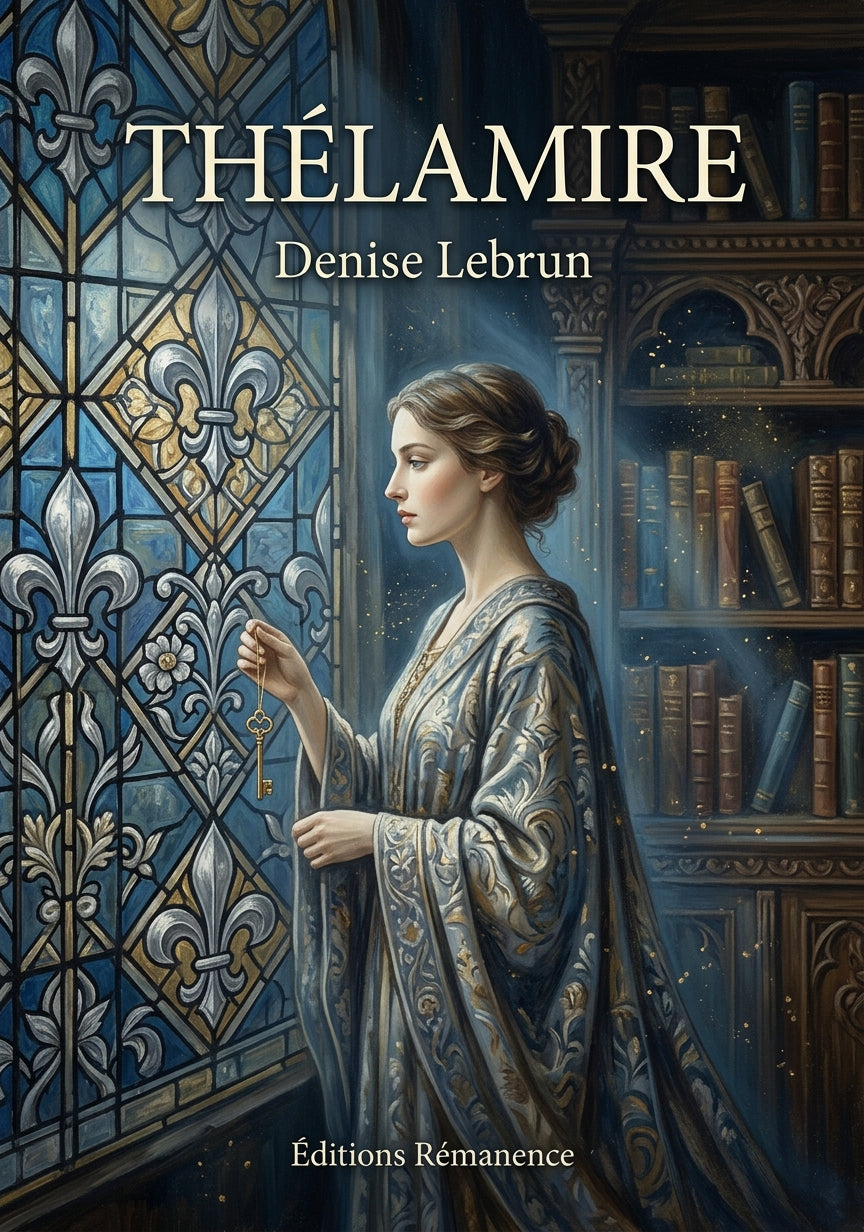 Livre Thélamire par Denise Lebrun - Couverture - Editions Remanence
