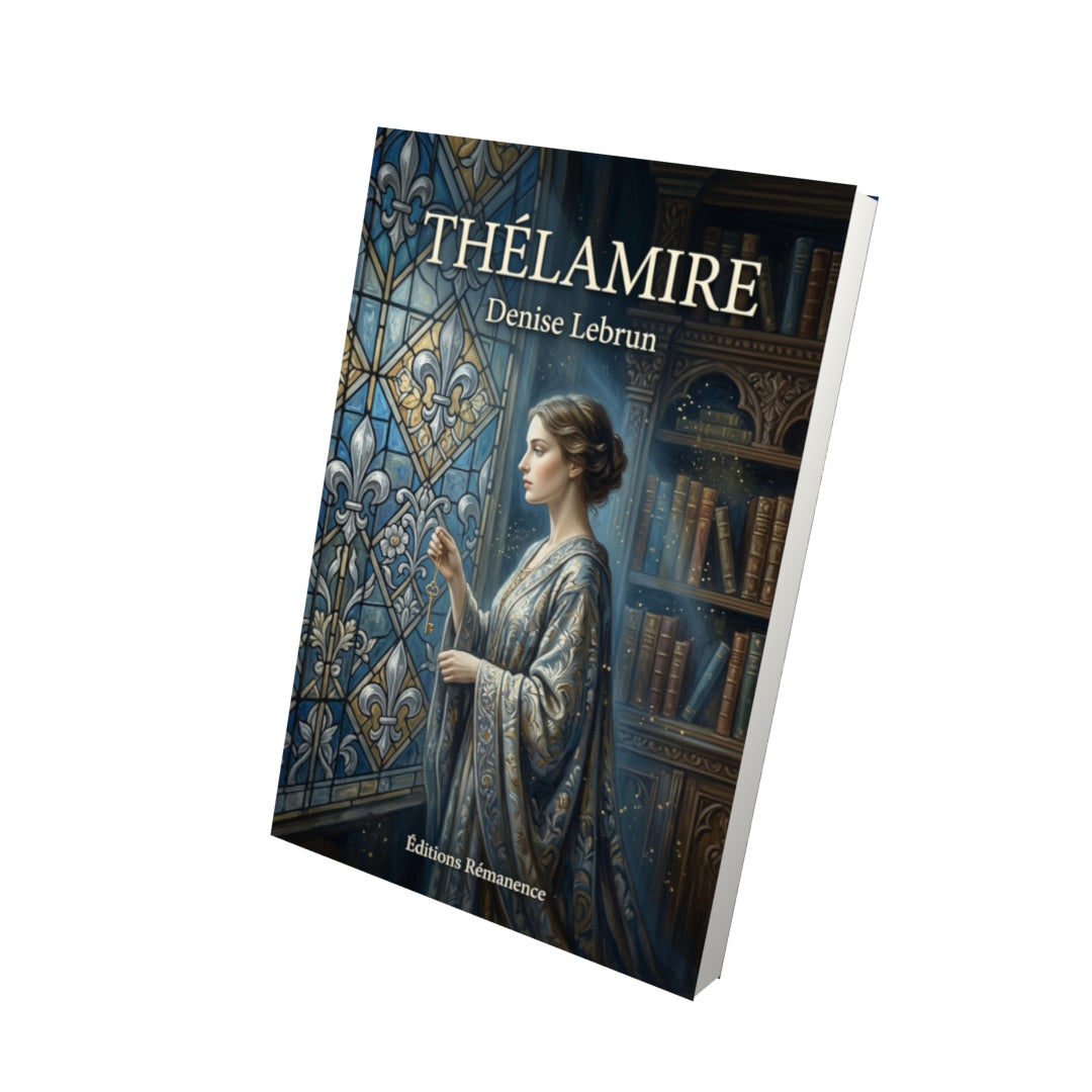 Livre Thélamire par Denise Lebrun - Vue 3D - Editions Remanence
