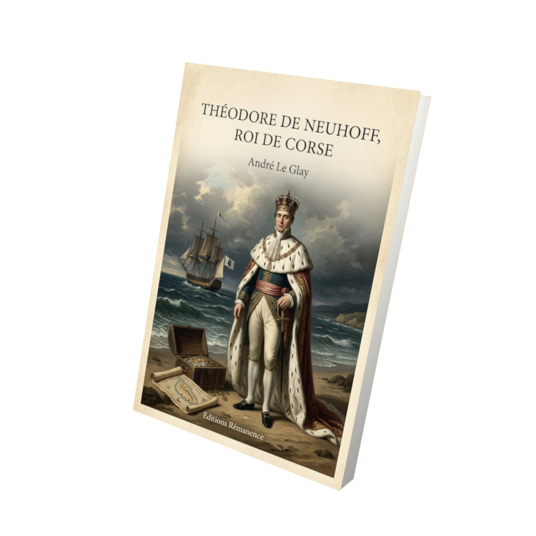 Livre Théodore de Neuhoff, Roi de Corse - André Le Glay - Vue 3D - Editions Remanence