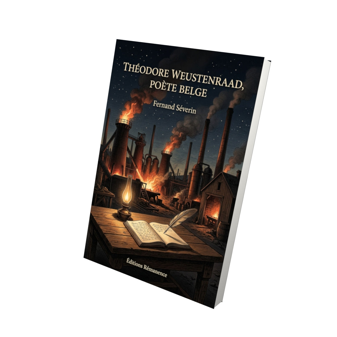 Livre Théodore Weustenraad, poète belge par Fernand Séverin - Vue 3D - Editions Remanence