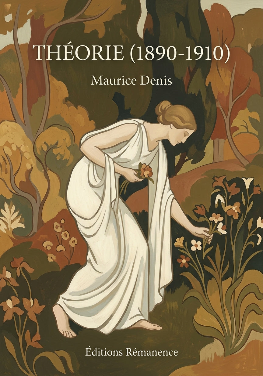 Livre Théorie (1890-1910) par Maurice Denis - Couverture - Editions Remanence