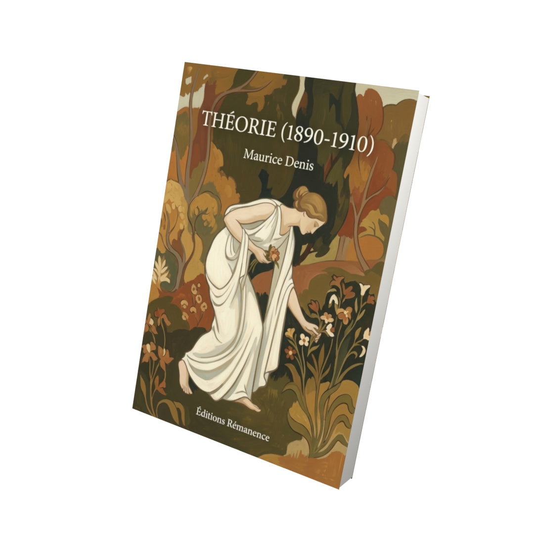 Livre Théorie (1890-1910) par Maurice Denis - Vue 3D - Editions Remanence