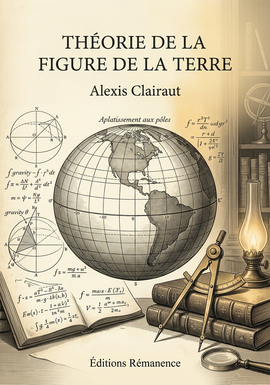 Livre Théorie de la figure de la terre par Alexis Clairaut - Couverture - Editions Remanence