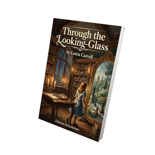 Livre Through the Looking-Glass – Lewis Carroll - Vue 3D - Editions Remanence