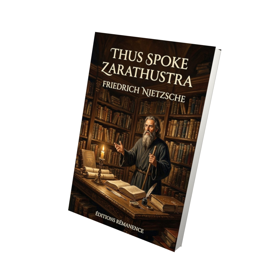 Livre Thus Spoke Zarathustra – Friedrich Nietzsche - Vue 3D - Editions Remanence
