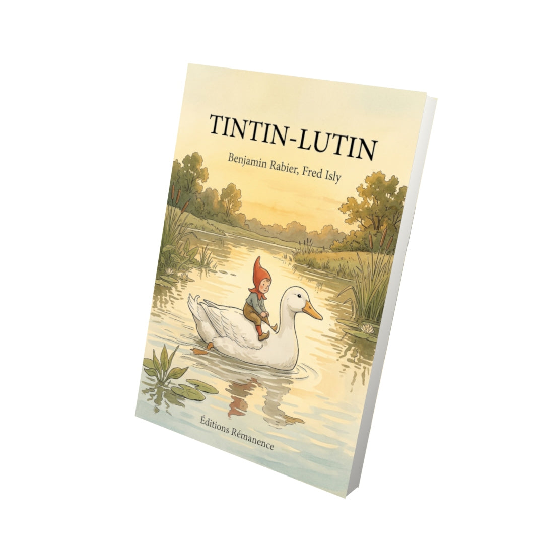 Livre Tintin-Lutin par Benjamin Rabier, Fred Isly - Vue 3D - Editions Remanence