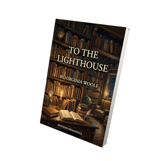 Livre To the Lighthouse – Virginia Woolf - Vue 3D - Editions Remanence