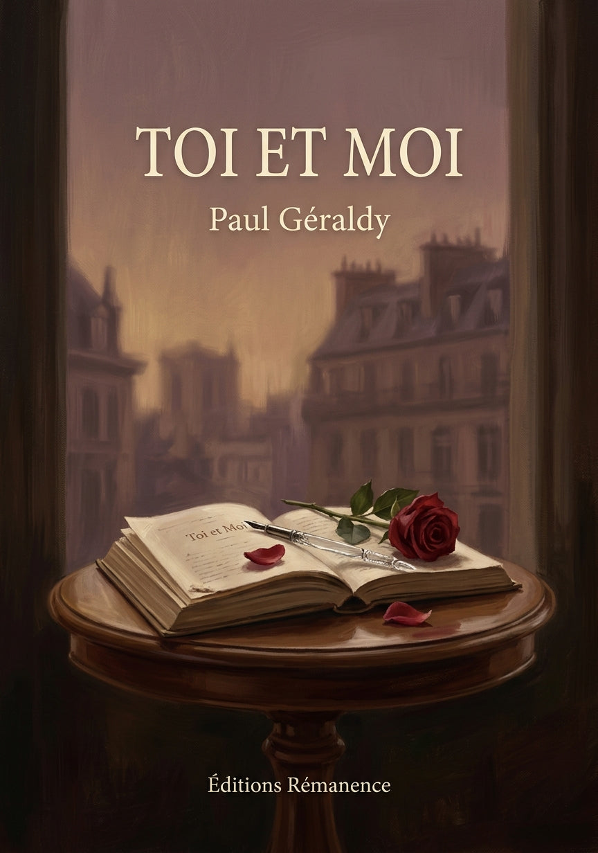 Livre Toi et Moi par Paul Géraldy - Couverture - Editions Remanence