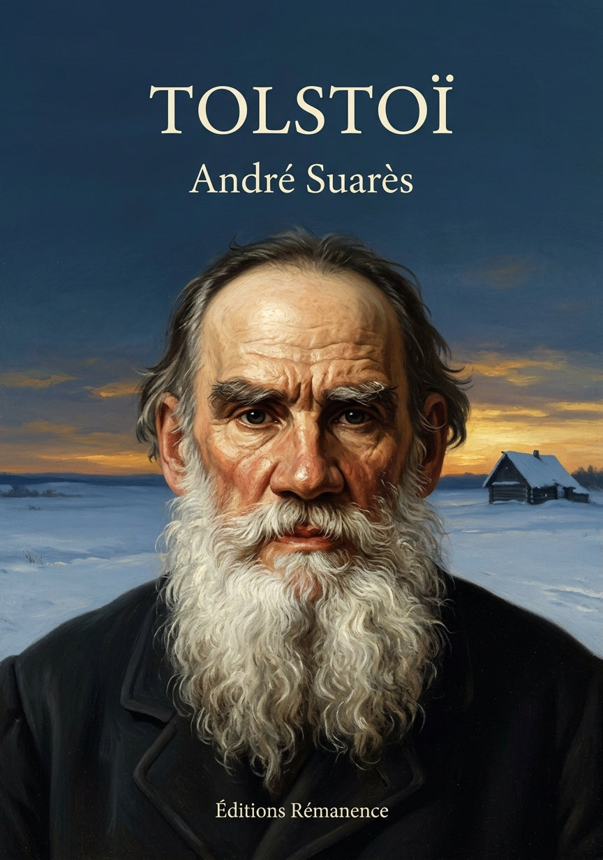 Livre Tolstoï par André Suarès - Couverture - Editions Remanence