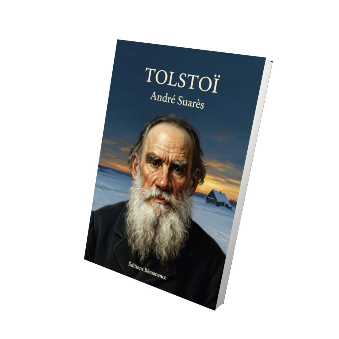 Livre Tolstoï par André Suarès - Vue 3D - Editions Remanence