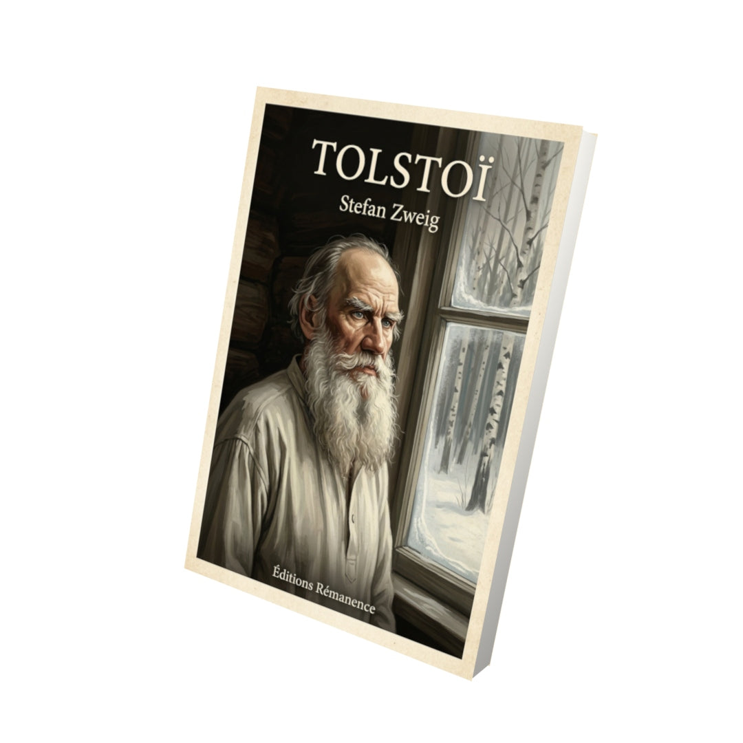 Livre Tolstoï - Stefan Zweig - Vue 3D - Editions Remanence