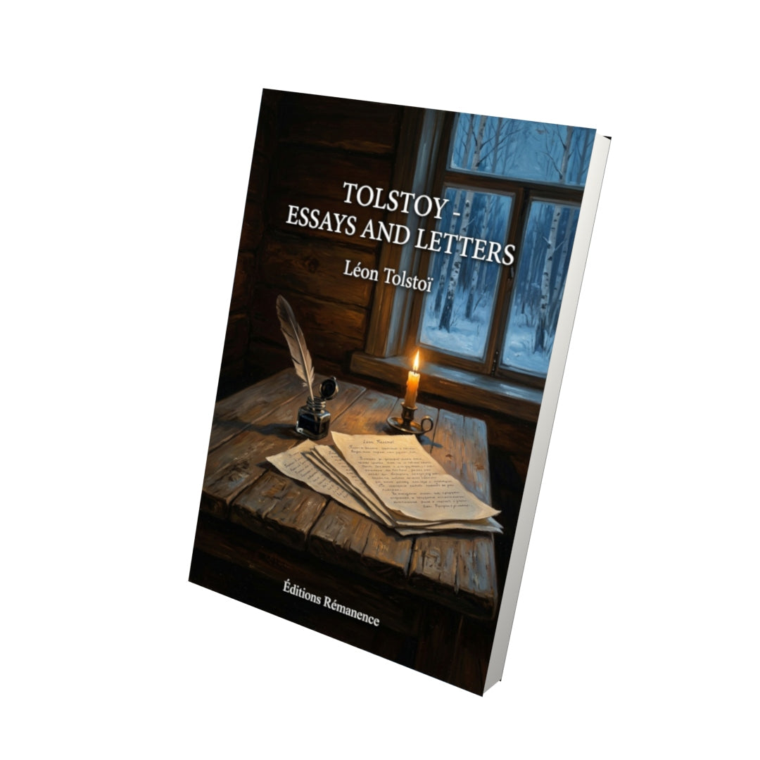 Livre Tolstoy - Essays and letters par Léon Tolstoï - Vue 3D - Editions Remanence