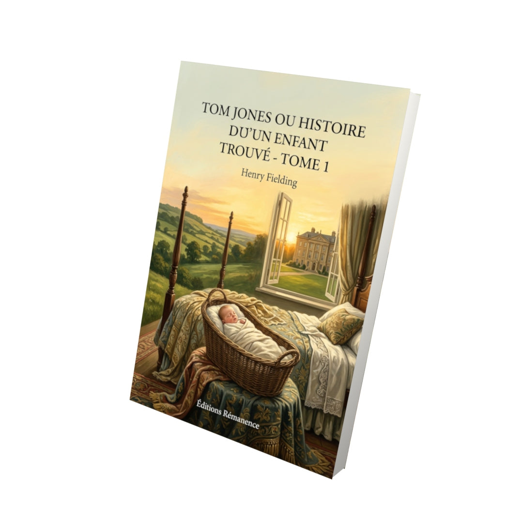 Livre Tom Jones ou Histoire d’un enfant trouvé - Tome 3 par Henry Fielding - Vue 3D - Editions Remanence