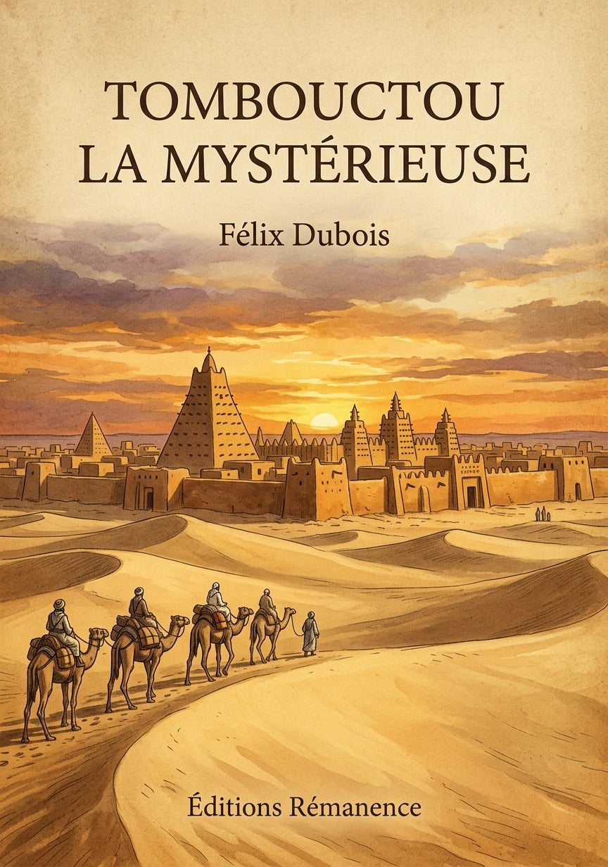 Livre Tombouctou la mystérieuse par Félix Dubois - Couverture - Editions Remanence