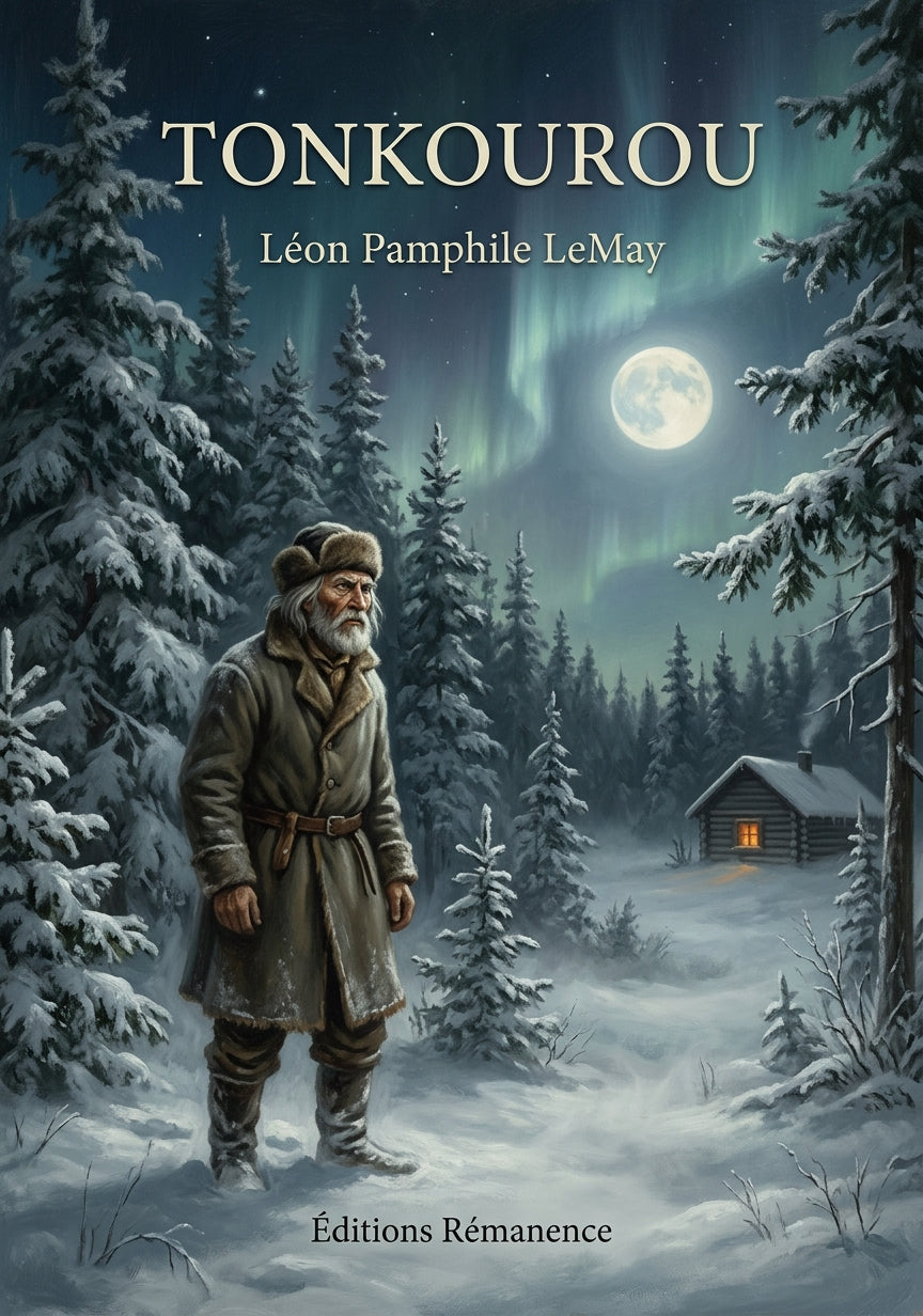 Livre Tonkourou par Léon Pamphile LeMay - Couverture - Editions Remanence