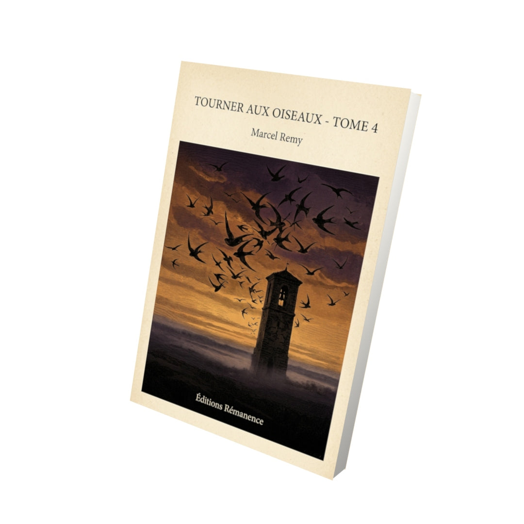 Livre Tourner aux oiseaux - Tome 4 par Marcel Remy - Vue 3D - Editions Remanence