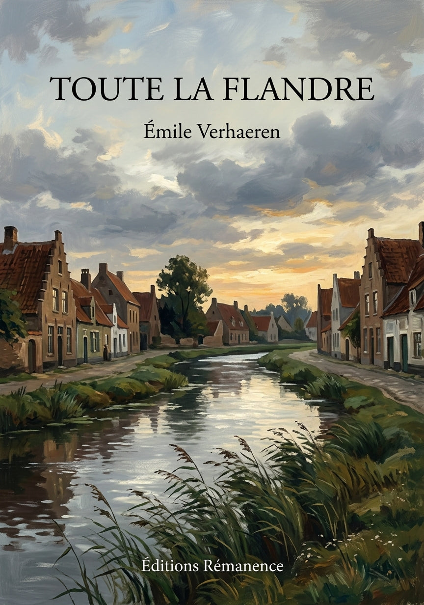 Livre Toute la Flandre par Émile Verhaeren - Couverture - Editions Remanence