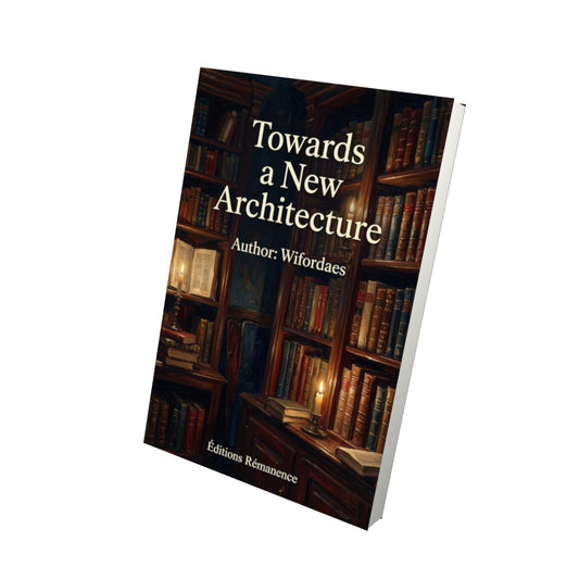 Livre Towards a New Architecture – Le Corbusier - Vue 3D - Editions Remanence
