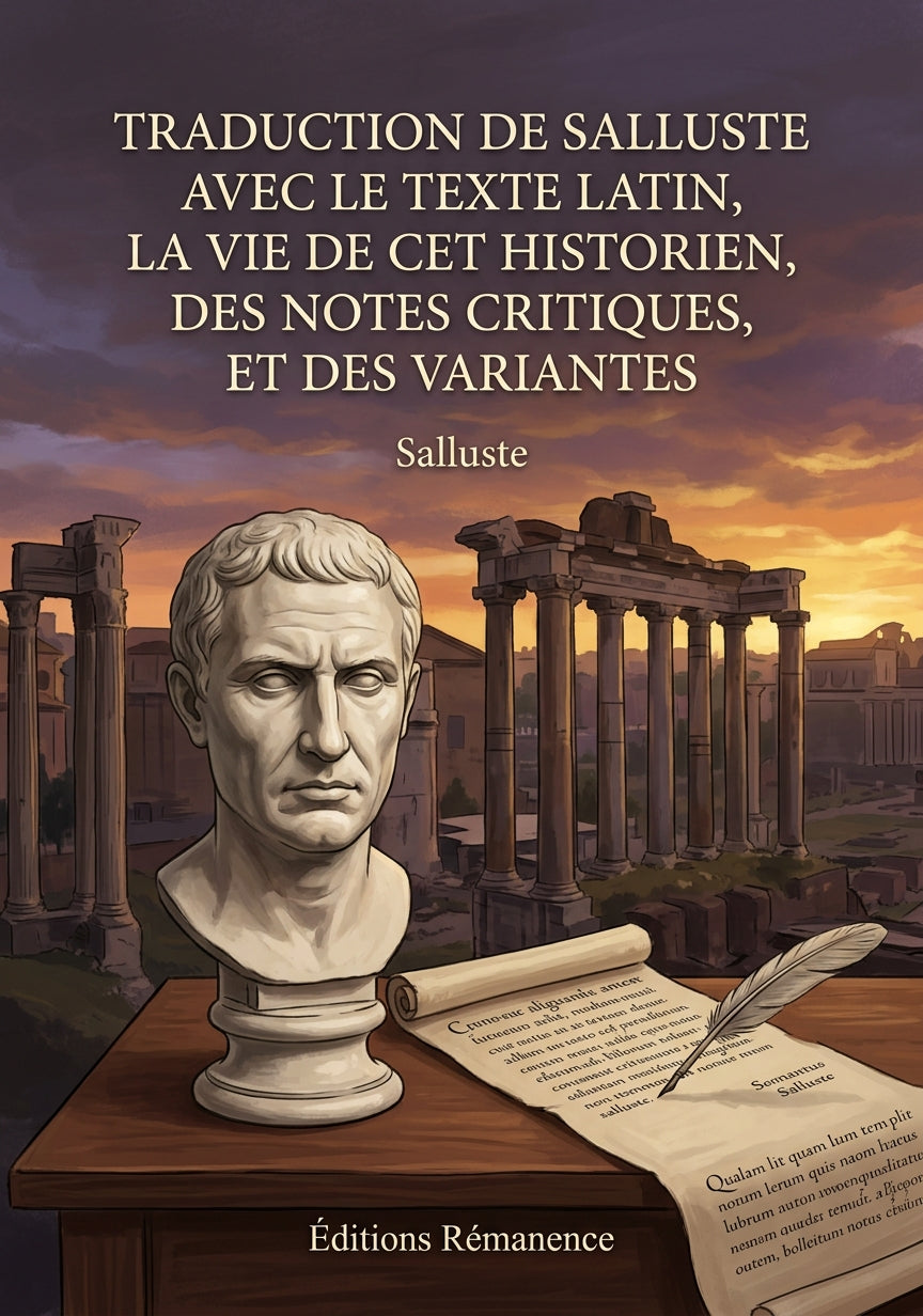 Livre Traduction de Salluste avec le texte latin, la vie de cet historien, des notes critiques, et des variantes par Salluste - Couverture - Editions Remanence