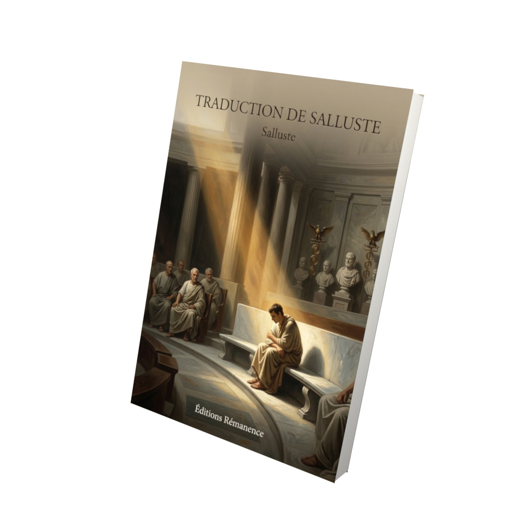Livre Traduction de Salluste par Salluste - Vue 3D - Editions Remanence