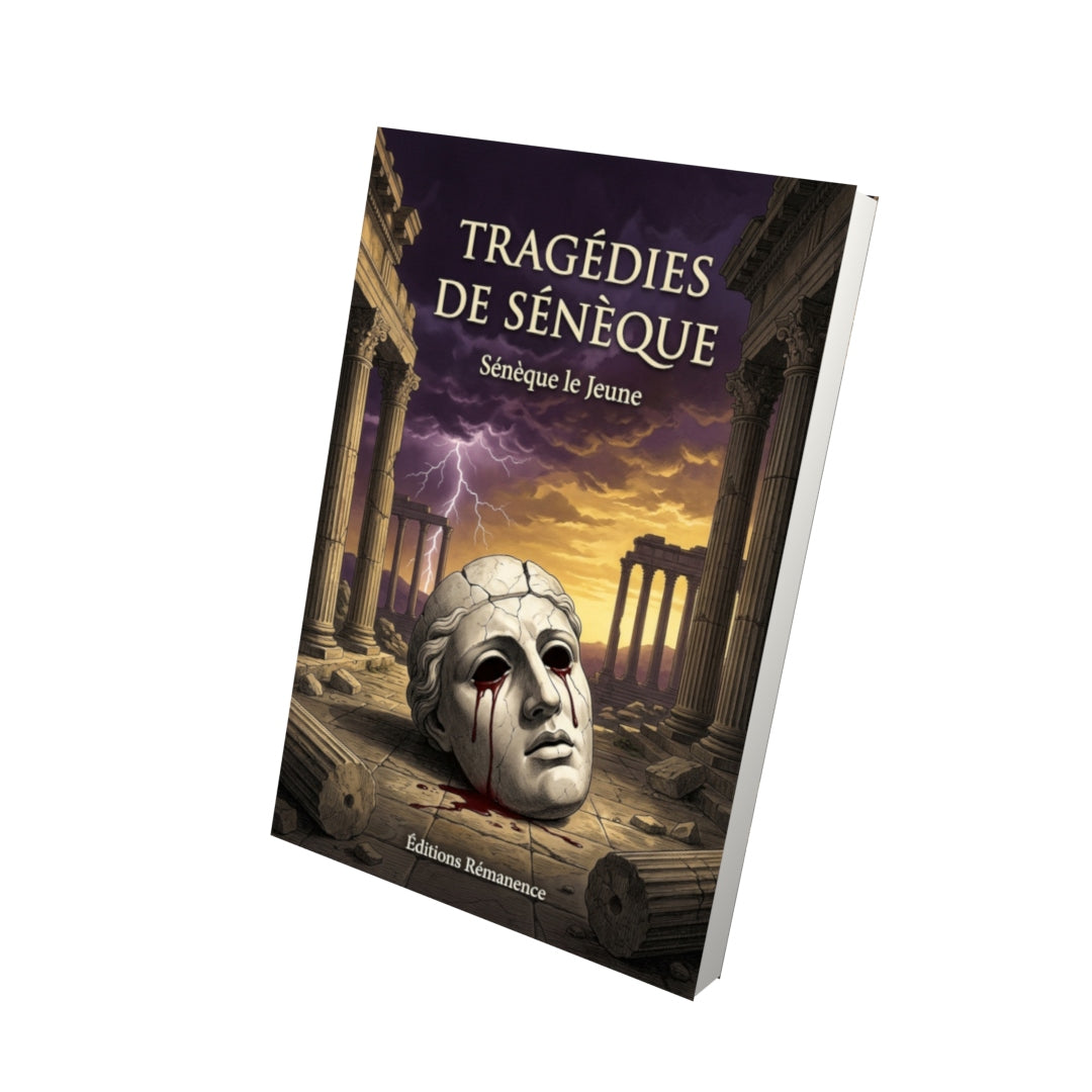 Livre Tragédies de Sénèque par Sénèque le Jeune - Vue 3D - Editions Remanence