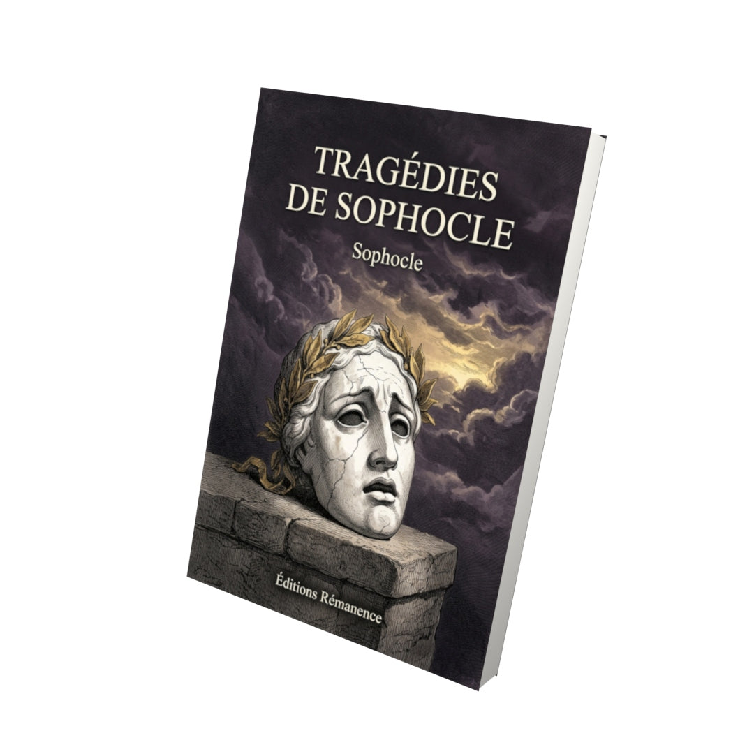Livre Tragédies de Sophocle par Sophocle - Vue 3D - Editions Remanence
