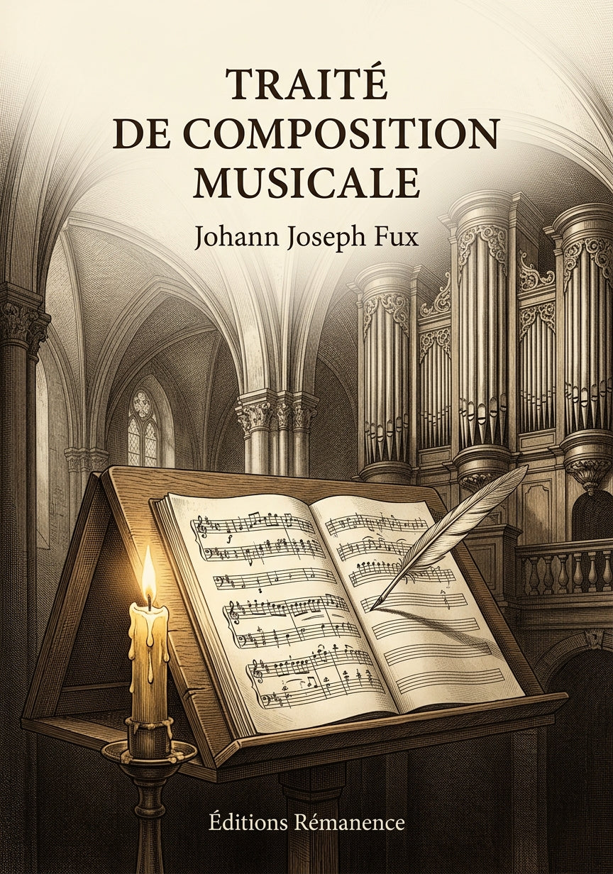 Livre Traité de Composition Musicale par Johann Joseph Fux - Couverture - Editions Remanence