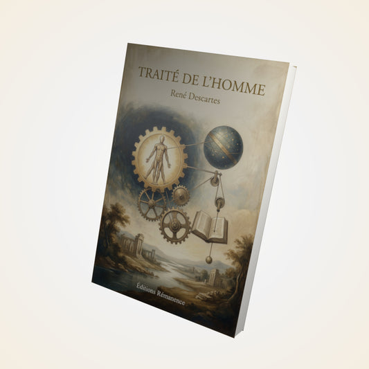 Livre Traité de l'homme – René Descartes - Couverture 3D
