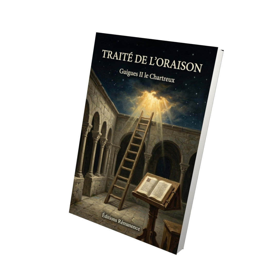 Livre Traité de l'oraison - Guigues II le Chartreux - Vue 3D - Editions Remanence