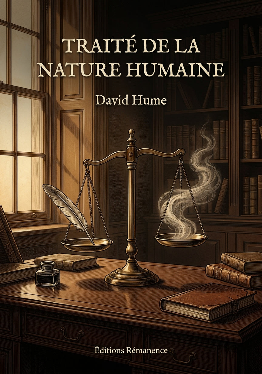 Livre Traité de la nature humaine par David Hume - Couverture - Editions Remanence